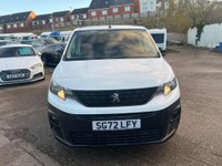 USED 2022 72 PEUGEOT PARTNER 1.5 BlueHDi 1000 Professional Premium Standard Panel Van SWB Euro 6 5dr FULL SERVICE HISTORY