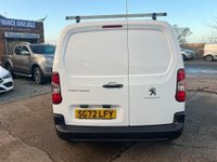 USED 2022 72 PEUGEOT PARTNER 1.5 BlueHDi 1000 Professional Premium Standard Panel Van SWB Euro 6 5dr FULL SERVICE HISTORY