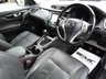 USED 2014 14 NISSAN QASHQAI 1.5 dCi Tekna SUV 5dr Diesel Manual 2WD Euro 5 (s/s) (110 ps) Finished in INK BLUE MET with contrasting EBONY BLACK HEATED LEATHER SEATS. The Qashqai is one of the best selling SUV's around at the moment. This Top of the range edition is comfy, easy to drive and has enough space for 5 adults. Features include, &pound;20 ROAD TAX, 19" Alloys, Full heated leather, Sat Nav, Pan Roof, 360 Reverse Cameras, DAB, B/Tooth, Auto Parking and much more. Dealer serviced at 8355 miles, 16994 miles, 25908 miles, 34450 miles, 46652 miles, 56942 miles and CAM BELT.