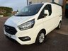 USED 2022 22 FORD TRANSIT CUSTOM Limited L1 H1 2.0 280 EcoBlue SWB Diesel Panel Van AUTO Euro 6 (s/s) (130 bhp) Only 80,486 miles - Last service on 19.08.2025 @ 75,183 miles - EURO 6, A/C, SATNAV, reversing camera, front & rear parking sensors, heated seats, alloys, heated screen, cruise control, Bluetooth, electric power folding mirrors, E/W, DAB Radio with Apple car play, USB port, start/stop, factory fitted bulkhead, colour coded, auto headlights, side loading door, ply lined, front fog lights, remote Central Locking, spare key, finance arranged on site & 6 months premium AutoGuard warranty