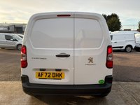 USED 2022 72 PEUGEOT PARTNER Professional Premium L1 1.5 BlueHDi 1000 SWB Diesel Panel Van Manual Euro 6 (s/s) (100 bhp) 2 services - last service 16.01.2026 - Only 80,735 miles - EURO 6 (ULEZ compliant) - Built in 8" touchscreen SATNAV with DAB radion & apple car play, A/C, E/W, Bluetooth, 3 seats, front fog lights, full bulkhead, ply lined, driver's airbag, side loading door, remote central Locking, Alarm, USB port, steering column radio control, barn rear doors, racking (can be removed), spare key, finance arranged on site & 6 months premium Autoguard warranty.