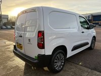 USED 2022 72 PEUGEOT PARTNER Professional Premium L1 1.5 BlueHDi 1000 SWB Diesel Panel Van Manual Euro 6 (s/s) (100 bhp) 2 services - last service 16.01.2026 - Only 80,735 miles - EURO 6 (ULEZ compliant) - Built in 8" touchscreen SATNAV with DAB radion & apple car play, A/C, E/W, Bluetooth, 3 seats, front fog lights, full bulkhead, ply lined, driver's airbag, side loading door, remote central Locking, Alarm, USB port, steering column radio control, barn rear doors, racking (can be removed), spare key, finance arranged on site & 6 months premium Autoguard warranty.