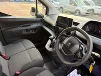 USED 2022 72 PEUGEOT PARTNER Professional Premium L1 1.5 BlueHDi 1000 SWB Diesel Panel Van Manual Euro 6 (s/s) (100 bhp) 2 services - last service 16.01.2026 - Only 80,735 miles - EURO 6 (ULEZ compliant) - Built in 8" touchscreen SATNAV with DAB radion & apple car play, A/C, E/W, Bluetooth, 3 seats, front fog lights, full bulkhead, ply lined, driver's airbag, side loading door, remote central Locking, Alarm, USB port, steering column radio control, barn rear doors, racking (can be removed), spare key, finance arranged on site & 6 months premium Autoguard warranty.