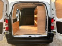 USED 2022 72 PEUGEOT PARTNER Professional Premium L1 1.5 BlueHDi 1000 SWB Diesel Panel Van Manual Euro 6 (s/s) (100 bhp) 2 services - last service 16.01.2026 - Only 80,735 miles - EURO 6 (ULEZ compliant) - Built in 8" touchscreen SATNAV with DAB radion & apple car play, A/C, E/W, Bluetooth, 3 seats, front fog lights, full bulkhead, ply lined, driver's airbag, side loading door, remote central Locking, Alarm, USB port, steering column radio control, barn rear doors, racking (can be removed), spare key, finance arranged on site & 6 months premium Autoguard warranty.