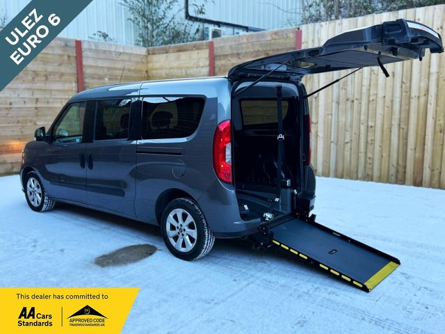 View our Fiat Doblo L2 LWB 5 Seat Wheelchair Accessible Disabled Access Vehicle WAV