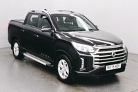 USED 2025 75 KGM MUSSO 2.2D Rebel 4WD 202 BHP Double Cab Pickup Euro 6 ULEZ Free 5-Year or 100,000 Mile Warranty | Rear-view camera | Luxury TPU leather seats | 12.3&rdquo; HD screen