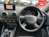 USED 2015 15 AUDI A3 1.6 TDI SE Technik Sportback 5dr Diesel Manual Euro 6 (s/s) (110 ps) &pound;20 ROAD TAX. ULEZ COMPLIANT. SAT NAV.