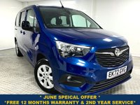 USED 2022 72 VAUXHALL COMBO LIFE 1.5 Turbo D SE XL MPV 5dr Diesel Manual 6Spd Euro 6 (s/s) (7 Seat) (100 ps) EXTRA LONG + 7 SEATER+ APPLE PLAY