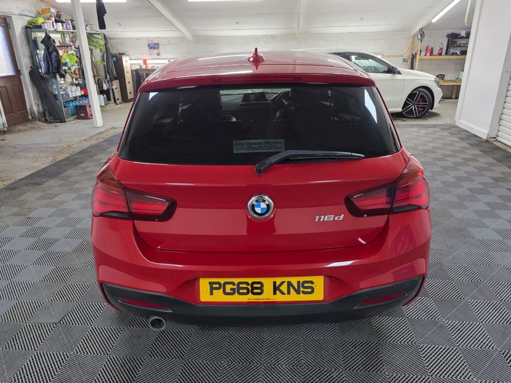 USED 2019 68 BMW 1 SERIES 1.5 116d M Sport Shadow Edition Hatchback 5dr Diesel Manual Euro 6 (s/s) (116 ps) Bluetooth - SatNav - Sensors!
