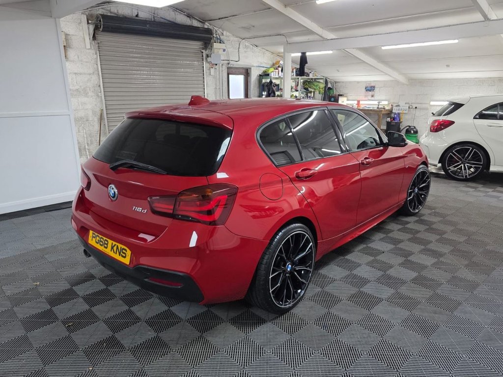 USED 2019 68 BMW 1 SERIES 1.5 116d M Sport Shadow Edition Hatchback 5dr Diesel Manual Euro 6 (s/s) (116 ps) Bluetooth - SatNav - Sensors!