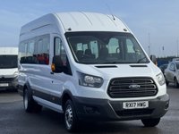 USED 2017 17 FORD TRANSIT 2.2 TDCi 460 HDT Trend Minibus 5dr Diesel Manual L4 H3 (18 seats) (196 g/km, 123 bhp) 1 OWNER - AIR CON - CRUISE