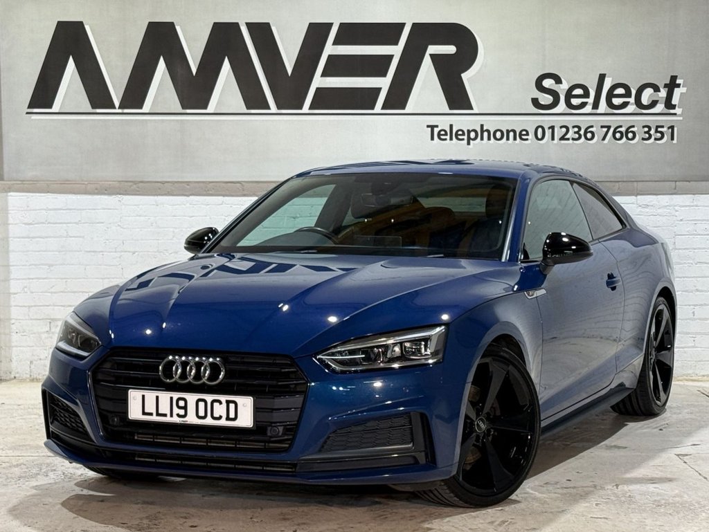 USED 2019 19 AUDI A5 2.0 TFSI 35 Black Edition Coupe 2dr Petrol S Tronic Euro 6 (s/s) (150 ps) 