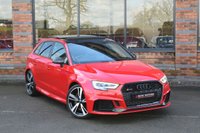 USED 2019 69 AUDI RS3 2.5 TFSI Audi Sport Edition Sportback 5dr Petrol S Tronic quattro Euro 6 (s/s) (400 ps) PAN ROOF / SPORT EDITION / FSH