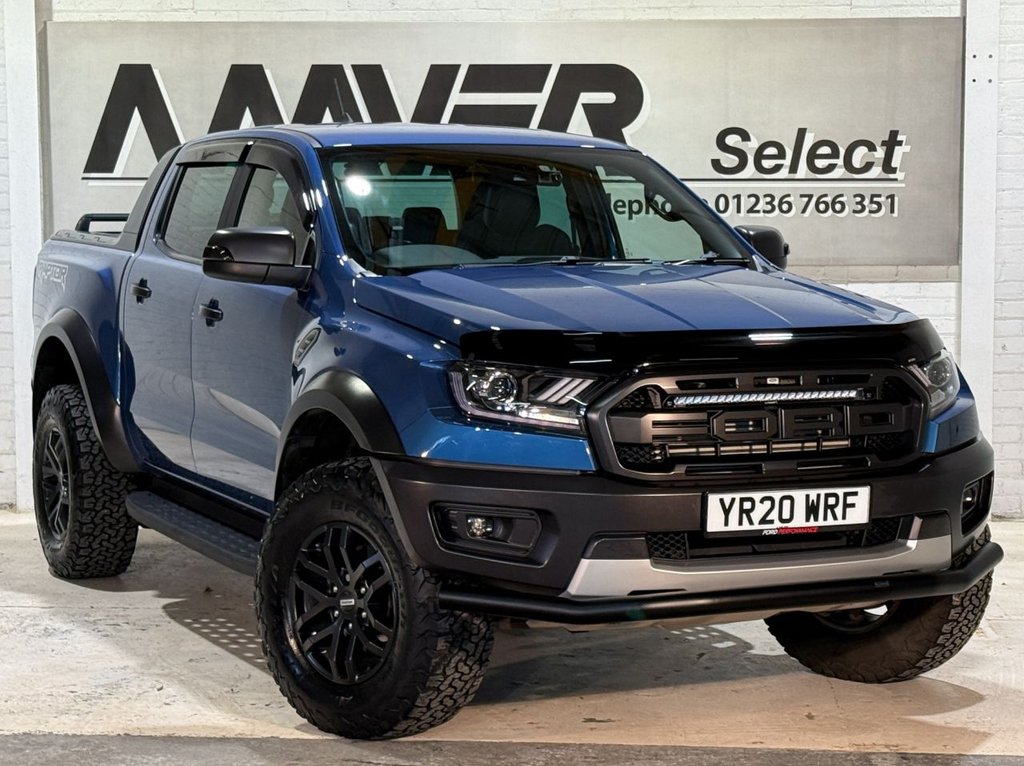 USED 2020 20 FORD RANGER 2.0 EcoBlue Raptor Pickup Double Cab 4dr Diesel Auto 4WD Euro 6 (s/s) (213 ps) 