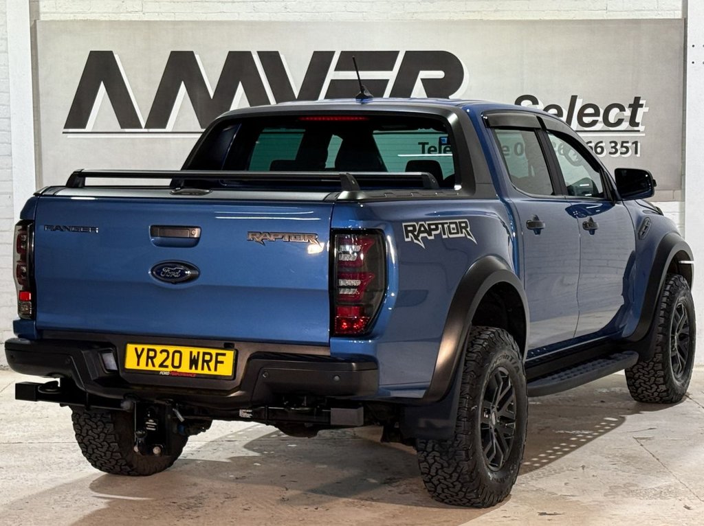 USED 2020 20 FORD RANGER 2.0 EcoBlue Raptor Pickup Double Cab 4dr Diesel Auto 4WD Euro 6 (s/s) (213 ps) 