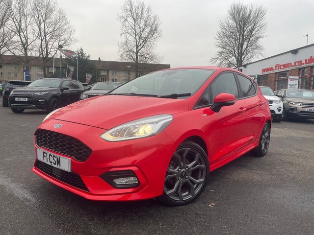 2019 69 FORD FIESTA 1.0T EcoBoost GPF ST-Line Hatchback 5dr Petrol Manual Euro 6 (s/s) (100 ps) A LOVELY ADDITION TO OUR FORECOURT, FINISHED IS STRIKING RED PAINT+JUST 2 FORMER KEEPERS+SERVICE HISTORY+ULEZ COMPLIANT+PRIVACY GLASS+SATELLITE NAVIGATION+AIR CONDITIONING+17 INCH ALLOY WHEELS+1 FULL YEARS MOT PRIOR TO COLLECTION+CALL NOW TO SPEAK WITH OUR EXPERIENCED SALES TEAM AND TO ARRANGE A VIEWING+NOT TO BE MISSED!!!!!!!!!!!!!!!!!!!!!!!!!!!!!!!!!!!!!!!