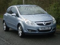 USED 2008 08 VAUXHALL CORSA 1.2 DESIGN CDTI 3d 90 BHP (a/c) SERVICE HISTORY+RAC WARRANTY