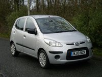 USED 2010 10 HYUNDAI I10 1.2 CLASSIC 5d 77 BHP 1 OWNER+FSH+&pound;30 TAX
