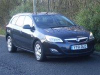 USED 2011 61 VAUXHALL ASTRA 1.7 EXCLUSIV CDTI ECOFLEX 5d 108 BHP 1 OWNER + FSH