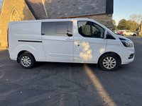 USED 2022 72 FORD TRANSIT CUSTOM 2.0 300 EcoBlue Limited Crew Van Double Cab 5dr Diesel Manual L2 H1 Euro 6 (s/s) (130 ps) Buy Online. Nationwide Delivery Available.Click And Collect