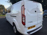 USED 2022 72 FORD TRANSIT CUSTOM 2.0 300 EcoBlue Limited Crew Van Double Cab 5dr Diesel Manual L2 H1 Euro 6 (s/s) (130 ps) Buy Online. Nationwide Delivery Available.Click And Collect
