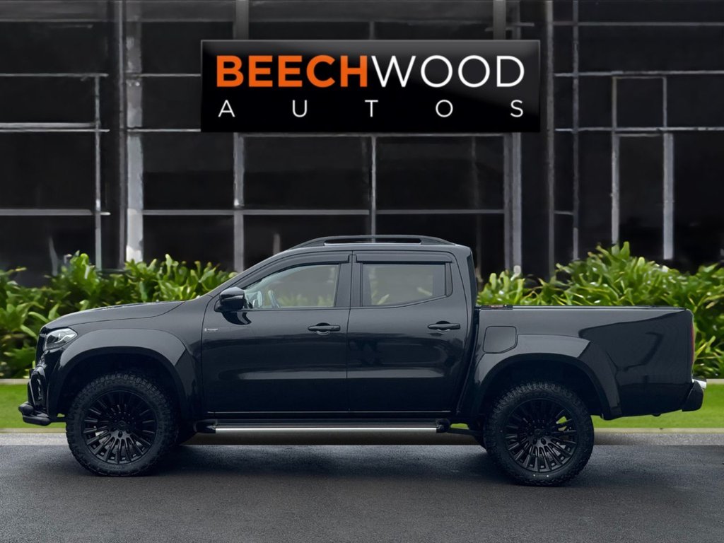 USED 2019 68 MERCEDES-BENZ X-CLASS 2.3 CDI Power Pickup Double Cab 4dr Diesel Auto 4MATIC Euro 6 (190 ps) 20 INCH ALLOY WHEELS / NO VAT