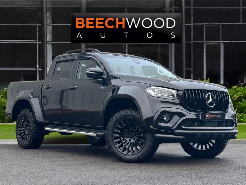 USED 2019 68 MERCEDES-BENZ X-CLASS 2.3 CDI Power Pickup Double Cab 4dr Diesel Auto 4MATIC Euro 6 (190 ps) 20 INCH ALLOY WHEELS / NO VAT