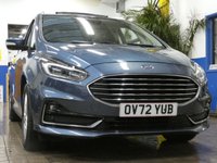 USED 2022 72 FORD GALAXY 2.5h Duratec Titanium MPV 5dr Petrol Hybrid CVT Euro 6 (s/s) (190 ps) 7 SEATS SAT NAV ANDROID APPLE CAR PLAY SUNROOF LUX PACK LEATHER HEATED SEATS CRUISE CONTROL PARKING SENSORS 1 OWNER SERVICE HISTORY WARRANTY