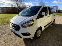 USED 2022 72 FORD TRANSIT CUSTOM 2.0 320 EcoBlue Trend 9 seat  minibus  5dr Diesel Manual L2 H1 Euro 6 (s/s) (130 ps) BEST VALUE VANS IN UK,5 STAR REVIEW