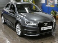 USED 2018 67 AUDI A1 1.4 TFSI CoD S line Sportback 5dr Petrol Manual Euro 6 (s/s) (Nav) (150 ps) SAT NAV BLUETOOTH PART LEATHER INTERIOR CRUISE CONTROL PARKING SENSORS 2 OWNER SERVICE HISTORY
