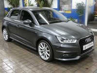 USED 2018 67 AUDI A1 1.4 TFSI CoD S line Sportback 5dr Petrol Manual Euro 6 (s/s) (Nav) (150 ps) SAT NAV BLUETOOTH PART LEATHER INTERIOR CRUISE CONTROL PARKING SENSORS 2 OWNER SERVICE HISTORY