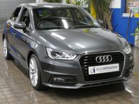 USED 2018 67 AUDI A1 1.4 TFSI CoD S line Sportback 5dr Petrol Manual Euro 6 (s/s) (Nav) (150 ps) SAT NAV BLUETOOTH PART LEATHER INTERIOR CRUISE CONTROL PARKING SENSORS 2 OWNER SERVICE HISTORY