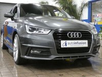 USED 2018 67 AUDI A1 1.4 TFSI CoD S line Sportback 5dr Petrol Manual Euro 6 (s/s) (Nav) (150 ps) SAT NAV BLUETOOTH PART LEATHER INTERIOR CRUISE CONTROL PARKING SENSORS 2 OWNER SERVICE HISTORY