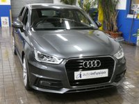 USED 2018 67 AUDI A1 1.4 TFSI CoD S line Sportback 5dr Petrol Manual Euro 6 (s/s) (Nav) (150 ps) SAT NAV BLUETOOTH PART LEATHER INTERIOR CRUISE CONTROL PARKING SENSORS 2 OWNER SERVICE HISTORY