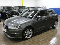USED 2018 67 AUDI A1 1.4 TFSI CoD S line Sportback 5dr Petrol Manual Euro 6 (s/s) (Nav) (150 ps) SAT NAV BLUETOOTH PART LEATHER INTERIOR CRUISE CONTROL PARKING SENSORS 2 OWNER SERVICE HISTORY