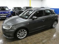 USED 2018 67 AUDI A1 1.4 TFSI CoD S line Sportback 5dr Petrol Manual Euro 6 (s/s) (Nav) (150 ps) SAT NAV BLUETOOTH PART LEATHER INTERIOR CRUISE CONTROL PARKING SENSORS 2 OWNER SERVICE HISTORY