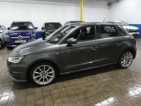 USED 2018 67 AUDI A1 1.4 TFSI CoD S line Sportback 5dr Petrol Manual Euro 6 (s/s) (Nav) (150 ps) SAT NAV BLUETOOTH PART LEATHER INTERIOR CRUISE CONTROL PARKING SENSORS 2 OWNER SERVICE HISTORY
