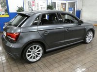 USED 2018 67 AUDI A1 1.4 TFSI CoD S line Sportback 5dr Petrol Manual Euro 6 (s/s) (Nav) (150 ps) SAT NAV BLUETOOTH PART LEATHER INTERIOR CRUISE CONTROL PARKING SENSORS 2 OWNER SERVICE HISTORY
