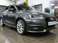 USED 2018 67 AUDI A1 1.4 TFSI CoD S line Sportback 5dr Petrol Manual Euro 6 (s/s) (Nav) (150 ps) SAT NAV BLUETOOTH PART LEATHER INTERIOR CRUISE CONTROL PARKING SENSORS 2 OWNER SERVICE HISTORY
