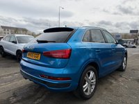 USED 2015 65 AUDI Q3 2.0 TDI S line SUV 5dr Diesel Manual Euro 6 (s/s) (150 ps) THIS CAR COMES WITH 6 MONTHS WARRANTY, BREAKDOWN COVER & RECOVERY +  FRONT AND REAR PARKING SENSORS +  BLUETOOTH CONNECTION +  DAB RADIO +  USB CONNECTION +  TRACTION CONTROL +  DATY TIME RUNNING LIGHTS +  4 WAY ELECTRIC LUMBAR SUPPORT +  LEATHER STITCHED STEERING WHEEL +  AUTO HEADLIGHTS +  AUTO START/STOP +  DYNAMIC DRIVE SELECT +  DIGITAL SPEEDOMETER +  FRONT CUPHOLDERS +  FRONT ARM REST +  HEATED WING MIRRORS +  CLUSTER ILLUMINATION +  SPEED WARNING +  VOICE CONTROLS +  CENTRAL LOCKING +