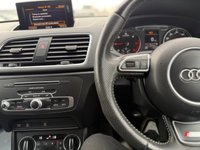 USED 2015 65 AUDI Q3 2.0 TDI S line SUV 5dr Diesel Manual Euro 6 (s/s) (150 ps) THIS CAR COMES WITH 6 MONTHS WARRANTY, BREAKDOWN COVER & RECOVERY +  FRONT AND REAR PARKING SENSORS +  BLUETOOTH CONNECTION +  DAB RADIO +  USB CONNECTION +  TRACTION CONTROL +  DATY TIME RUNNING LIGHTS +  4 WAY ELECTRIC LUMBAR SUPPORT +  LEATHER STITCHED STEERING WHEEL +  AUTO HEADLIGHTS +  AUTO START/STOP +  DYNAMIC DRIVE SELECT +  DIGITAL SPEEDOMETER +  FRONT CUPHOLDERS +  FRONT ARM REST +  HEATED WING MIRRORS +  CLUSTER ILLUMINATION +  SPEED WARNING +  VOICE CONTROLS +  CENTRAL LOCKING +