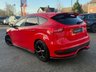 USED 2015 15 FORD FOCUS 2.0T EcoBoost ST-2 Hatchback 5dr Petrol Manual Euro 6 (s/s) (250 ps) Finished in RACE RED  with contrasting PART LEATHER RECARO SPORTS SEATS. GREAT Looking performance car with all the usual extras including DAB RADIO, B/Tooth, 2 keys, Cruise, Keyless Start, Adaptive Headlights, Power folding Mirrors, Xenons,  and Park Sensors. Serviced at 5132 miles10146 miles, 15005 miles, 20447 miles, 26261 miles, 32704 miles, 41008 miles, 49563 miles, 56358 miles, 64336 miles and at 66650 miles (Inc Gearbox Oil change).