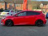 USED 2015 15 FORD FOCUS 2.0T EcoBoost ST-2 Hatchback 5dr Petrol Manual Euro 6 (s/s) (250 ps) Finished in RACE RED  with contrasting PART LEATHER RECARO SPORTS SEATS. GREAT Looking performance car with all the usual extras including DAB RADIO, B/Tooth, 2 keys, Cruise, Keyless Start, Adaptive Headlights, Power folding Mirrors, Xenons,  and Park Sensors. Serviced at 5132 miles10146 miles, 15005 miles, 20447 miles, 26261 miles, 32704 miles, 41008 miles, 49563 miles, 56358 miles, 64336 miles and at 66650 miles (Inc Gearbox Oil change).