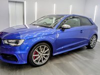 USED 2016 65 AUDI S3 2.0 TFSI Hatchback 3dr Petrol Manual quattro Euro 6 (s/s) (300 ps) REAR PARKING SENSORS , HEATED SEATS