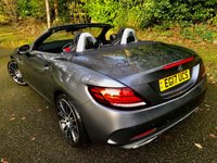 USED 2017 17 MERCEDES-BENZ SLC 2.0 SLC200 AMG Line Convertible 2dr Petrol G-Tronic Euro 6 (s/s) (184 ps) 2 OWNERS WITH ONLY 31,000 MILES//FULL MERC SERVICE HISTORY//AIR-SCARF//PARKTRONICFRONT AND REAR//COLLISION PREVENTION ASSIST//APPLE-PLAY//PANORAMIC VARIO-ROOF//HEATED SEATS\\AMG NIGHT AND SPORT PACKS AND BODY STYLING// NAPPA SPORTS MULTI-FUNC-STEERING WHEEL//BLACK LEATHER UPHOLSTERY AMG Line Convertible 2dr Petrol G-Tronic Euro 6 (s/s) (184 ps) 2 OWNERS WITH ONLY 31,000 MILES//FULL MERC SERVICE HISTORY//AIR-SCARF//PARKTRONICFRONT AND REAR//COLLISION PREVENTION ASSIST//APPLE-PLAY//PANORAMIC VARIO-ROOF//HEATED SEATS\AMG NIGHT AND SPORT PACKS AND BODY STYLING// NAPPA SPORTS MULTI-FUNC-STEERING WHEEL//BLACK LEATHER Glass Sunroof - Tinted, AIRSCARF - Neck Level Heating System, Heated Front Seats, Leather - Black Sports Seats with Red Stitching and Sports Seat Piping...