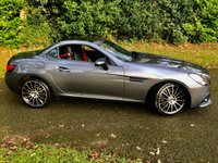 USED 2017 17 MERCEDES-BENZ SLC 2.0 SLC200 AMG Line Convertible 2dr Petrol G-Tronic Euro 6 (s/s) (184 ps) 2 OWNERS WITH ONLY 31,000 MILES//FULL MERC SERVICE HISTORY//AIR-SCARF//PARKTRONICFRONT AND REAR//COLLISION PREVENTION ASSIST//APPLE-PLAY//PANORAMIC VARIO-ROOF//HEATED SEATS\\AMG NIGHT AND SPORT PACKS AND BODY STYLING// NAPPA SPORTS MULTI-FUNC-STEERING WHEEL//BLACK LEATHER UPHOLSTERY AMG Line Convertible 2dr Petrol G-Tronic Euro 6 (s/s) (184 ps) 2 OWNERS WITH ONLY 31,000 MILES//FULL MERC SERVICE HISTORY//AIR-SCARF//PARKTRONICFRONT AND REAR//COLLISION PREVENTION ASSIST//APPLE-PLAY//PANORAMIC VARIO-ROOF//HEATED SEATS\AMG NIGHT AND SPORT PACKS AND BODY STYLING// NAPPA SPORTS MULTI-FUNC-STEERING WHEEL//BLACK LEATHER Glass Sunroof - Tinted, AIRSCARF - Neck Level Heating System, Heated Front Seats, Leather - Black Sports Seats with Red Stitching and Sports Seat Piping...