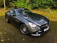 USED 2017 17 MERCEDES-BENZ SLC 2.0 SLC200 AMG Line Convertible 2dr Petrol G-Tronic Euro 6 (s/s) (184 ps) 2 OWNERS WITH ONLY 31,000 MILES//FULL MERC SERVICE HISTORY//AIR-SCARF//PARKTRONICFRONT AND REAR//COLLISION PREVENTION ASSIST//APPLE-PLAY//PANORAMIC VARIO-ROOF//HEATED SEATS\\AMG NIGHT AND SPORT PACKS AND BODY STYLING// NAPPA SPORTS MULTI-FUNC-STEERING WHEEL//BLACK LEATHER UPHOLSTERY AMG Line Convertible 2dr Petrol G-Tronic Euro 6 (s/s) (184 ps) 2 OWNERS WITH ONLY 31,000 MILES//FULL MERC SERVICE HISTORY//AIR-SCARF//PARKTRONICFRONT AND REAR//COLLISION PREVENTION ASSIST//APPLE-PLAY//PANORAMIC VARIO-ROOF//HEATED SEATS\AMG NIGHT AND SPORT PACKS AND BODY STYLING// NAPPA SPORTS MULTI-FUNC-STEERING WHEEL//BLACK LEATHER Glass Sunroof - Tinted, AIRSCARF - Neck Level Heating System, Heated Front Seats, Leather - Black Sports Seats with Red Stitching and Sports Seat Piping...