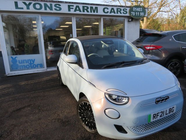 2021 21 Fiat 500e C 42kWh La Prima Convertible 2dr Electric Automatic (118 ps)