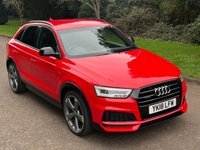 USED 2018 18 AUDI Q3 2.0 TFSI Black Edition SUV 5dr Petrol S Tronic quattro Euro 6 (s/s) (180 ps) REAR PARKING CAMERA-BLUETOOTH-DAB