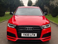 USED 2018 18 AUDI Q3 2.0 TFSI Black Edition SUV 5dr Petrol S Tronic quattro Euro 6 (s/s) (180 ps) REAR PARKING CAMERA-BLUETOOTH-DAB